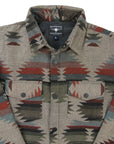 Flying R Ranchwear - Men's Thermal Shacket - Southwest Dusty Copper - Jacquard