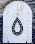 Amarillo Metal Bubble Fashion Earrings - Silver