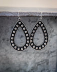 Amarillo Metal Bubble Fashion Earrings - Silver
