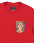 Flying R Ranchwear - Red with Southwest Print - Pocket T-shirt - Made in USA