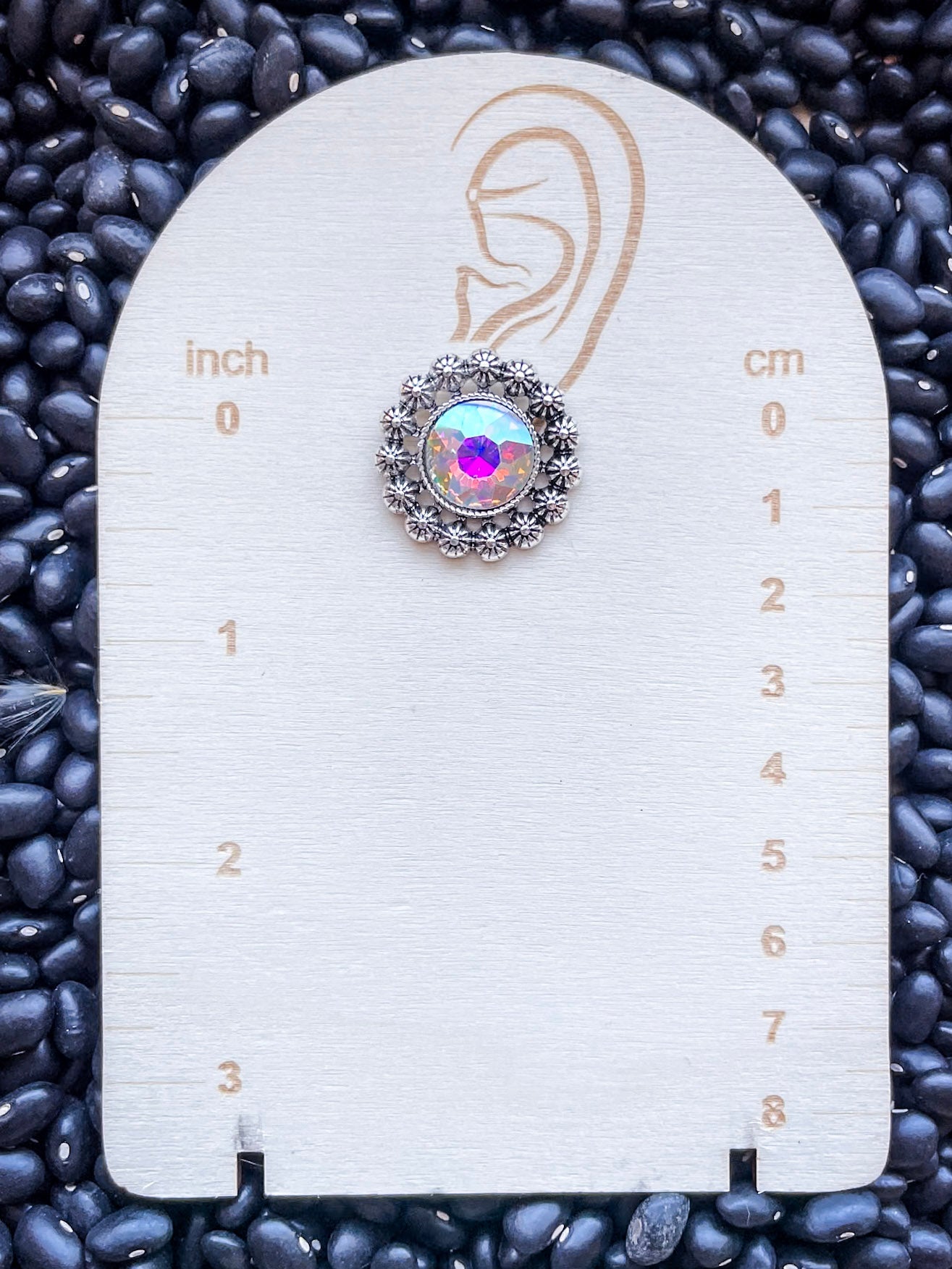 Jinny Stud Fashion Earring Set - Silver