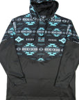 Flying R Ranchwear - Performance Thermal Hoodie - Southwest Print - Turquoise