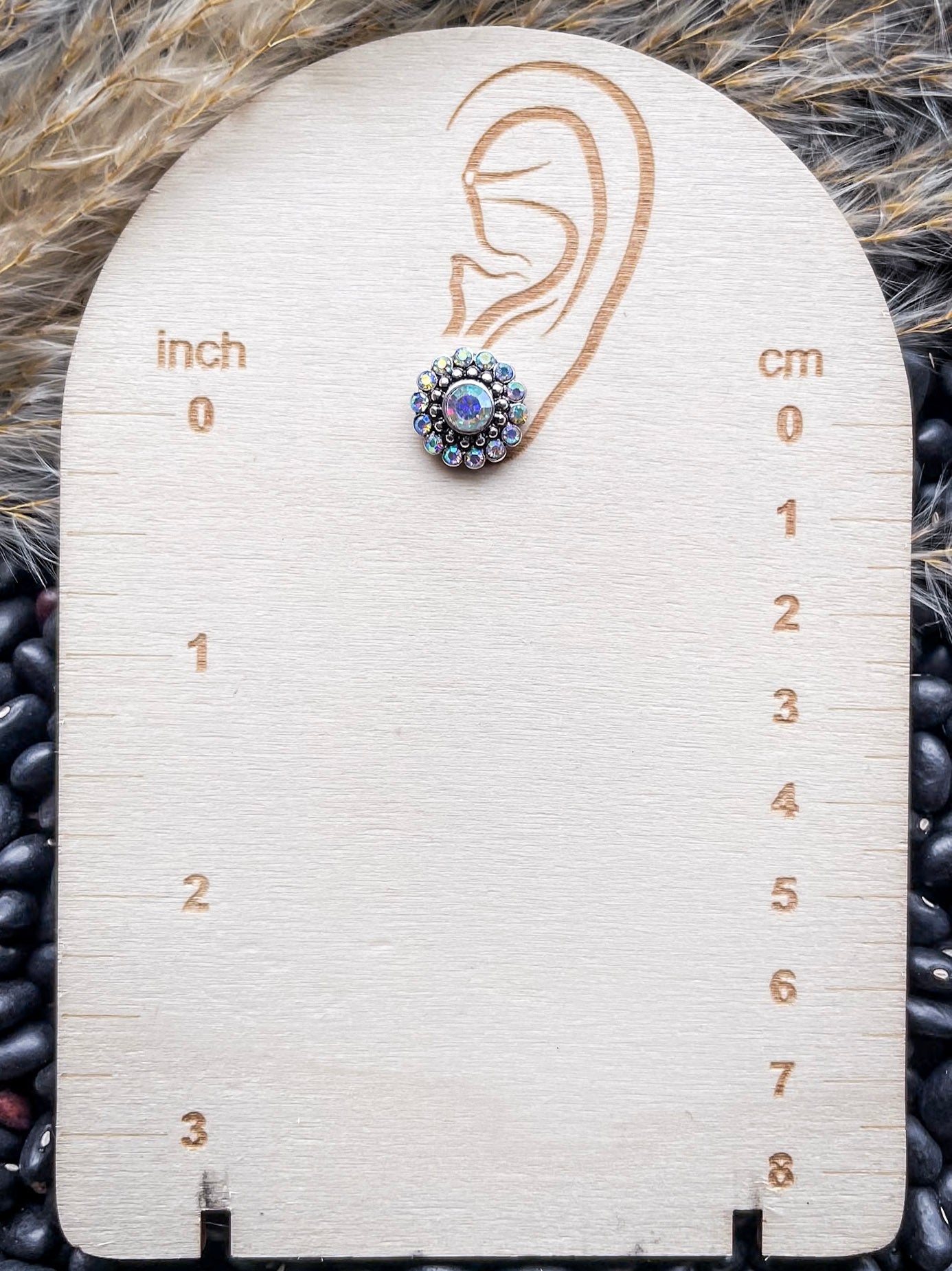 Jinny Stud Fashion Earring Set - Silver