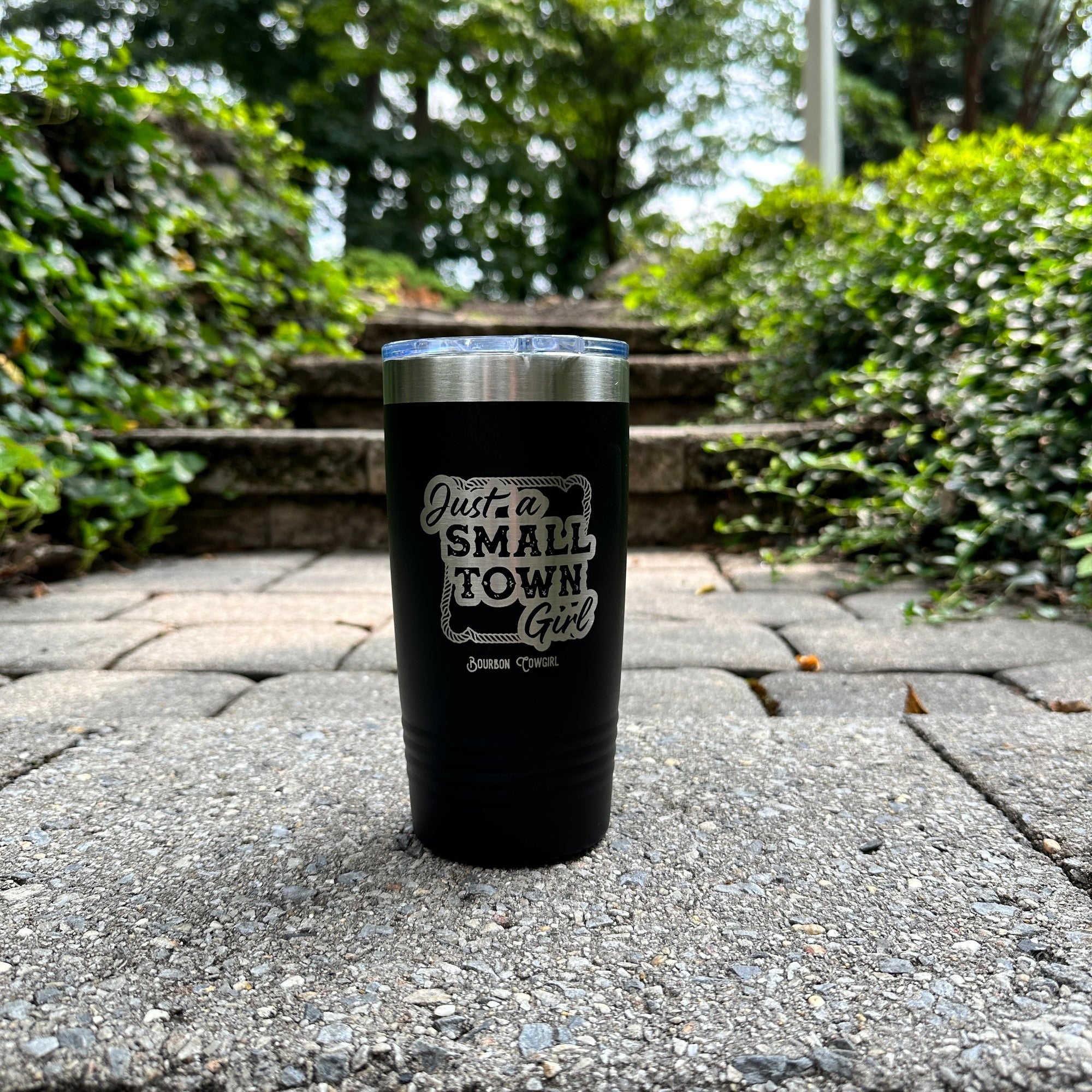Just a Small Town Girl Travel Coffee Tumbler
