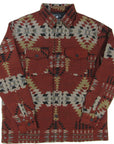 Flying R Ranchwear - Men's Thermal Shacket - Southwest Antique Copper - Jacquard