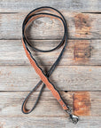 Light Oil Leather leash 4' x 1" wide