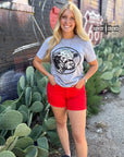 Happy Hereford Tee- GREY