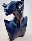 Marie Teardrop Dangle Fashion Earrings - Silver
