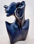 Darla Hoop Fashion Earring - Silver/Turquoise
