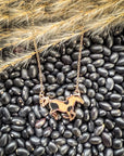 Lucky Leather Horse Fashion Pendant Necklace