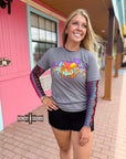 Retro Funk Mesh Top