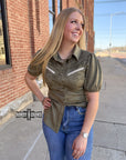 OLIVE- Calaboose Top