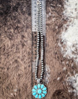 Lola Flower Pendant Fashion Necklace