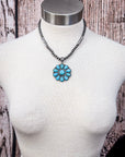 Lola Flower Pendant Fashion Necklace