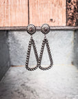 Joan Navajo Style Fashion Teardrop Post Earrings