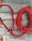 Lariat Noseband and Lead - Assorted Colors