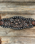 Dark Oil With Buckstitching  Bronc Noseband