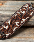 Bronc Noseband With European Copper Conchos