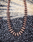 Lenora Navajo Style Beaded Fashion Necklace - Copper