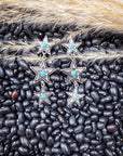Burst Star Drop Fashion Stud Earrings