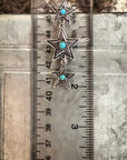 Burst Star Drop Fashion Stud Earrings