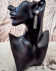 Out West Bar Dangle Fashion Earrings - Silver
