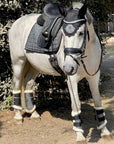 Halter Ego® Gunmetal Glitter Brushing Boots