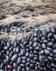 Lena Western Rope Bow Fashion Stud Earrings
