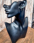 Lena Western Rope Bow Fashion Stud Earrings