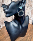 Tess Ball Round Fashion Stud Dangle Earrings