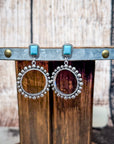 Tess Ball Round Fashion Stud Dangle Earrings