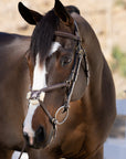Hickstead Anatomical Brown Leather Figure-8 Bridle