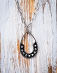 The Calico Chain – Teardrop Western Pendant Fashion Necklace
