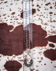 The Calico Chain – Teardrop Western Pendant Fashion Necklace