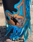 Kids Blue & Gold Rodeo Chaps