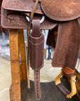 Dark Brown Long Gun Flank Scabbard