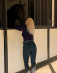 Kimberly Full Seat Breeches - Emerald Green