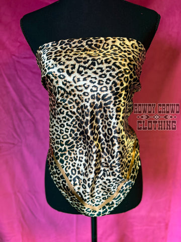 Liberty Leopard Wild Rag Scarf