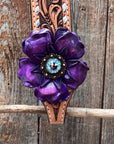 Silver Buckstitch One Ear Headstall / Bridle 