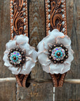 Silver Buckstitch One Ear Headstall / Bridle 