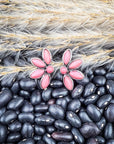 Brooks Stud Fashion Earrings - Pink