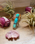 3-Stone Sonoran Turquoise Sterling Silver Ring – Adjustable