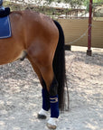 Halter Ego Navy & Gold Fleece Bandages