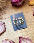 Sterling Silver Kingman Turquoise Stud Earrings