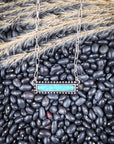 Foxglove Stone Bar  Fashion Necklace