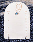 Reiny Stud Fashion Earring Set - Silver