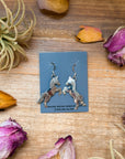 The Devon – Sterling Silver Horse Dangle Earrings – Native Made by L.Y.