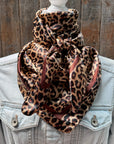35X35"  Leopard Wild Rag / Scarf WR168X