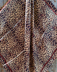 35X35"  Leopard Wild Rag / Scarf WR168X