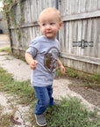 KIDS Happy Hereford Tee- BROWN